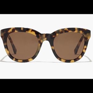 J Crew Cabana oversized sunglasses in Caramel Tort